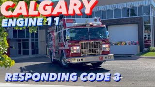 CFD | Calgary Engine 11 Responding Code 3 to Medical