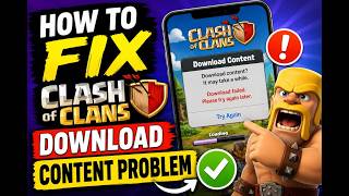 Fix clash of clans downloading content Problem || COC Not downloading screenshot 4