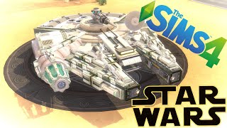 The Sims4 | 🚀 Millennium Falcon Speed Build 🛸 | noCC | Star Wars