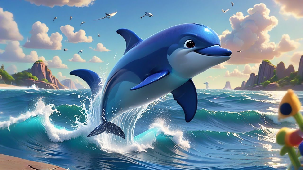 The Dolphin’s Splashy Dance 🐬💃 | Funny Kids Story | Preschool Learning & Imagination