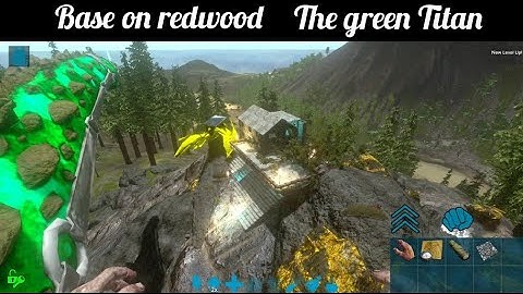 save data ark mobile base in redwood with titan👍| req by  yan gaming