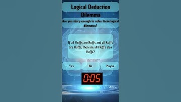 ARE YOU SHARP ENOUGH TO SOLVE THIS LOGICAL DILEMMAS?