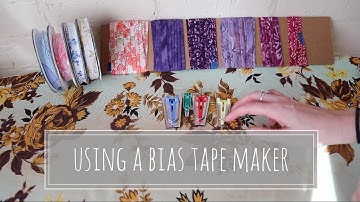 Using A Bias Tape Maker