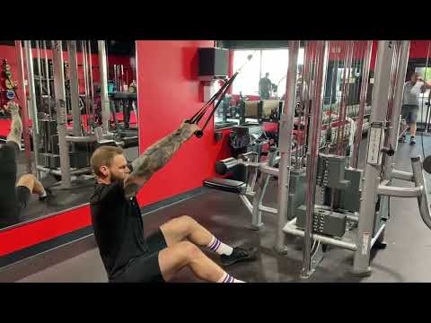 High to Low Seated Cable Facepulls