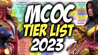 MCOC Tier List | Best Champions In Marvel Contest Of Champions | 2023