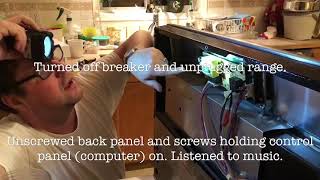 How we fixed our range / oven control panel with F11 error - control panel malfunction