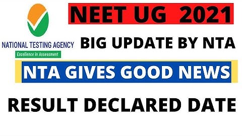 NTA GIVES GOOD NEWS TODAY | NEET 2021 Result Declared | NTA Moves Supreme Court|NEET 2021 Result out