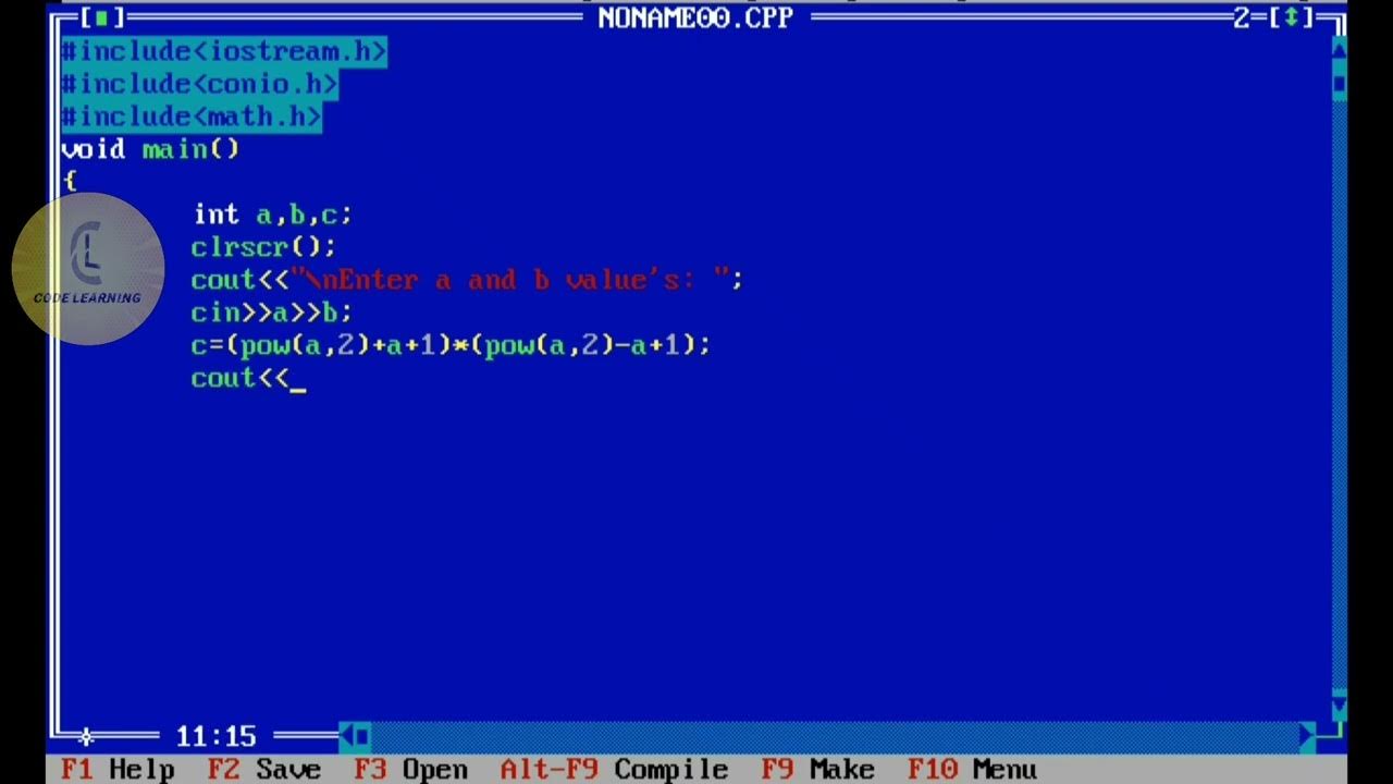 C++ | Math '(a)^4+(a)^2+1' | CodeLearning - YouTube