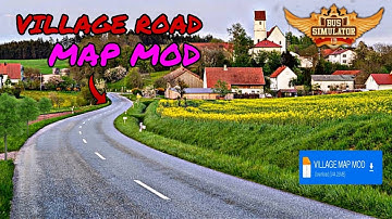 Map Mod Bussid 3.7 - New Village Road Map Mod For Bus Simulator Indonesia | Mod Bussid |Map Mod