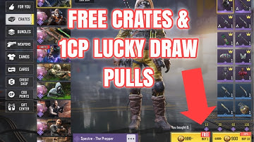 FREE Crates & 1CP Lucky Draw Pulls! Using a Coupon - COD Mobile