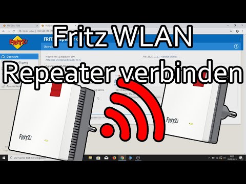 Mehrere Fritz WLAN Repeater miteinander verbinden und in Reihe schalten