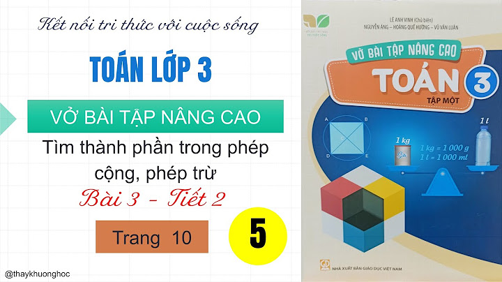 Vở bài tập toán nâng cao lớp 3 tập 2