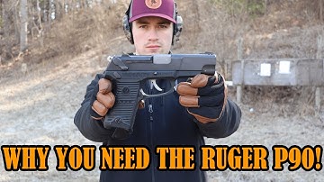 Cover Image for Ruger P90 Review! AWESOME .45 ACP!