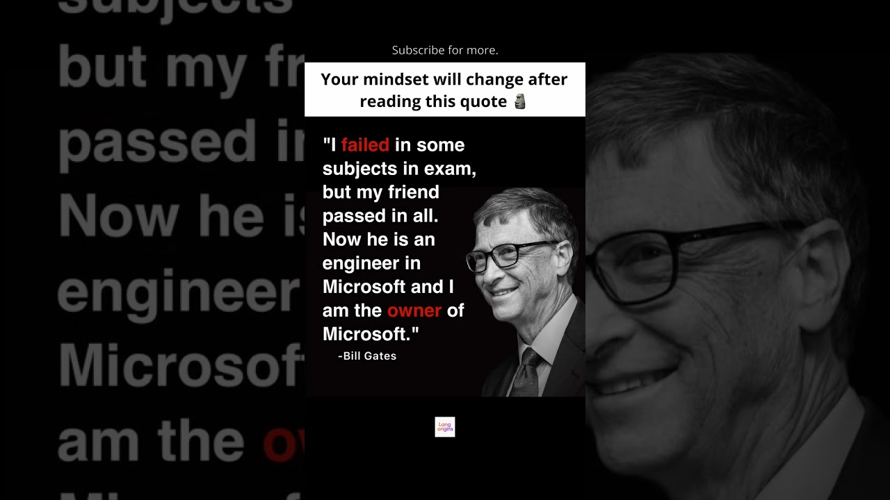 I failed in some subjects 