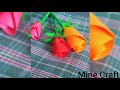 paper flower making idea /paper craft /craft and diy/mine craft