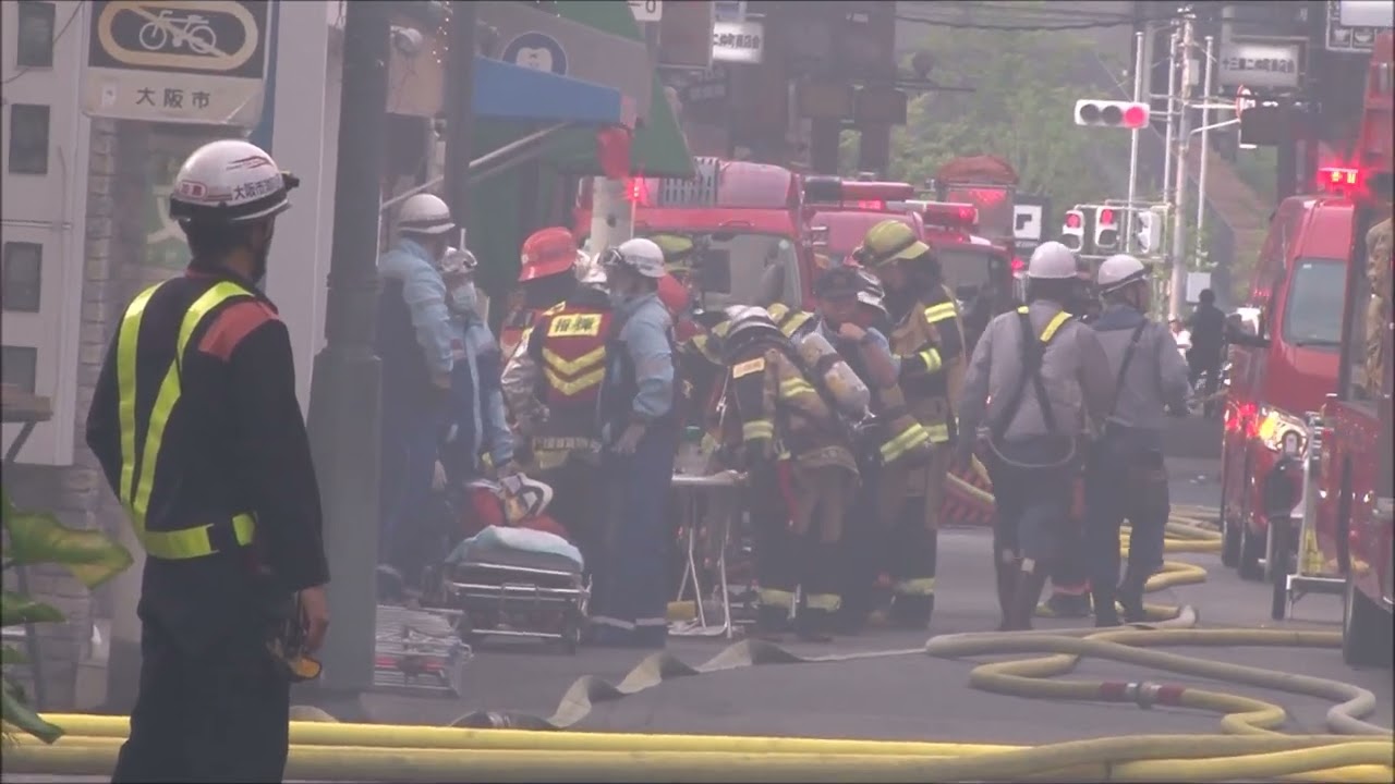 2025/7/6【建物火災】大阪市淀川区十三東２丁目=十三東駅前商店街=