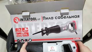 Распаковка сабельная пила Intertool DT-0400 из Rozetka