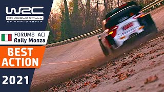 Best WRC Rally Action : Rally Crashes, Mistakes, Lucky Moments from WRC FORUM8 ACI Rally Monza 2021