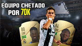 EQUIPO CHETADO POR MENOS DE 100K |  FIFA 22 |  HIBRIDO SERIE A - LIGA SANTANDER