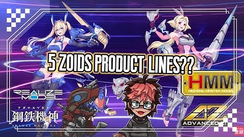 Zoids has 5 product lines??
