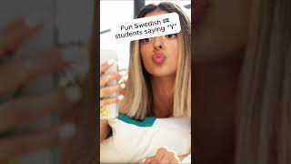 Swedish pronunciation tip: Do a duck face (Swedish Y)