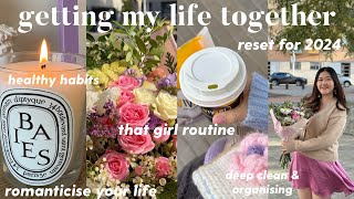 Productive days in my life | exit Lazy girl era | cleaning reset, healthy habits ✧˚·. aesthetic vlog