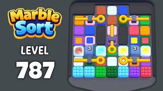 Marble Sort level 787 walkthrough solution 