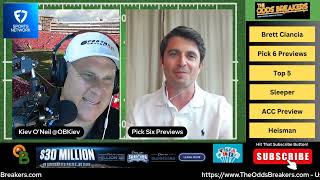 The 2026 NCAAF Top 5 & ACC Preview with Brett Ciancia  @PIcksixpreviews
