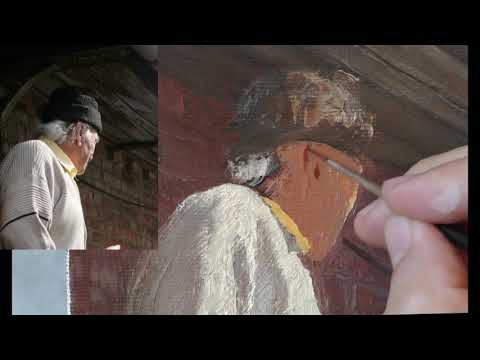 Как Нарисовать Голову Человека - Пишем Голову Маслом в Сложном Ракурсе - Юрий Клапоух (2019)