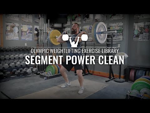 Segment Power Clean (Pause Power Clean) | Olympic Weightlifting Exercise Library