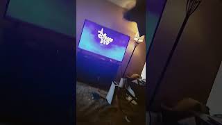 Shark Puppet Watches The Dinsey Dvd Logo