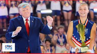 WATCH: President Trump Attends The 2026 Patriot Games Final at SPIRE Academy in Geneva, Ohio | N18G