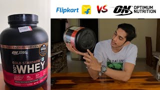 ON Gold Standard Whey Protein 🫙 Flipkart Fake Optimum Nutrition ‼️