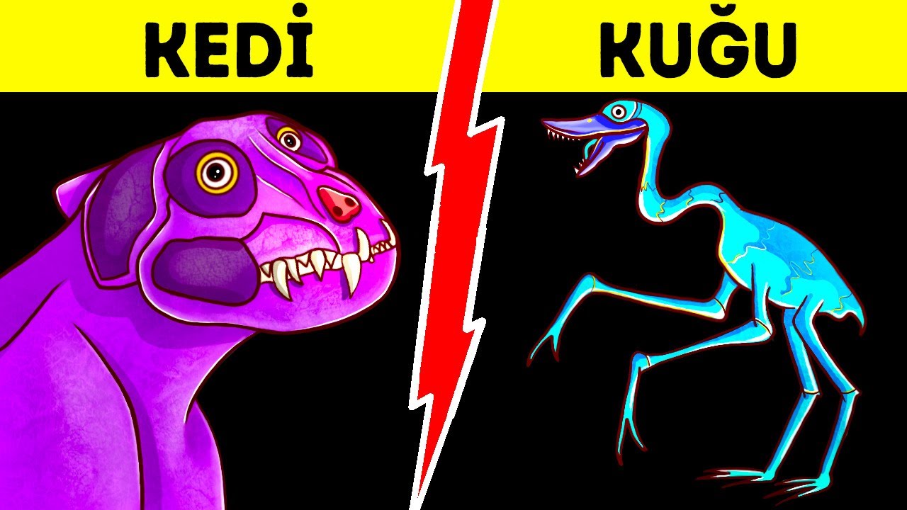 Günümüzdeki Hayvanlar Dinozor Olsalardı Nasıl Görünürlerdi?🐶🦖