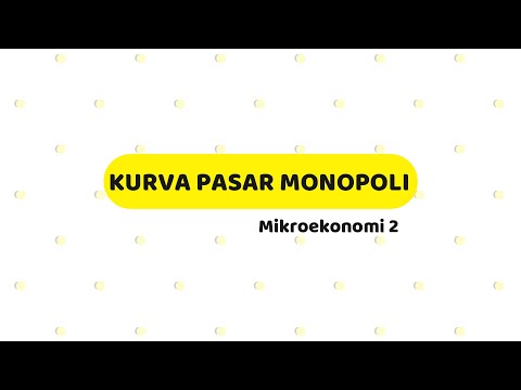 Video: Mengapakah monopoli tidak mempunyai keluk penawaran?