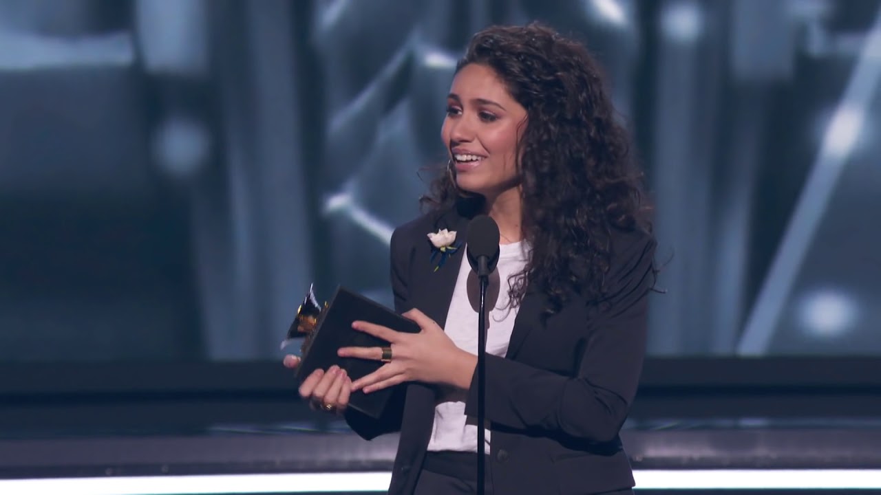 alessia cara wins best new artist acceptance speech 60th grammys youtube