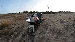 I beached my XRV750 Africa Twin... oh... and my vlogging setup is improving.