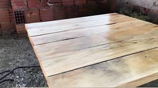 Paletten Masa Yapimiwooden Table Making