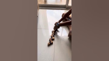 Solve wooden snake cube…