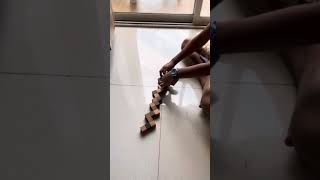 Solve wooden snake cube…