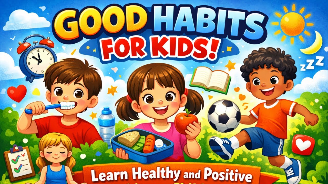 Good Habits for Kids | Learn Healthy and Positive Habits for Children ...