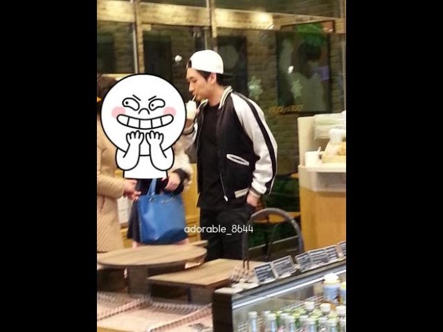 Super Junior Eunhyuk at Tous Les Jours