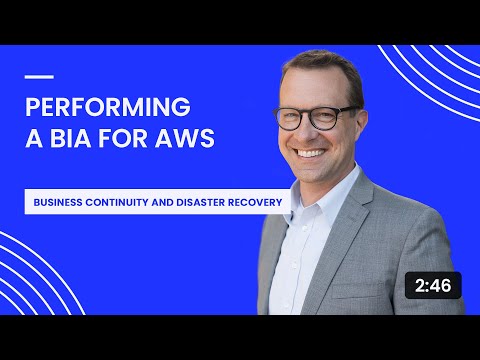 Performing a BIA for AWS