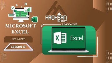 MS-EXCEL |LESSON 10| NET INCOME |AF-SOMALI