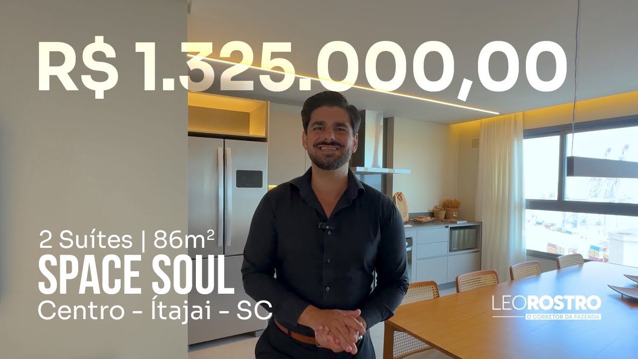 Procave - Space Soul - 86m2 - 2 Suítes - Centro - Itajaí-SC