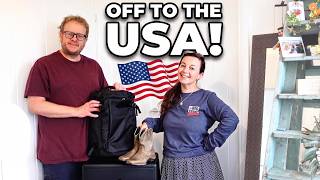 We're OFF To The USA! | Packing & Shopping For Our Trip | Last Minute Trip Preparations