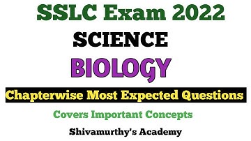 SSLC Science Biology Most Expected imp question#science#biology#KSEEB#exam#2022