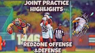 JOINT PRACTICE HIGHLIGHTS! REDZONE OFFENSE & DEFENSE! PHILADELPHIA EAGLES VS CLEVELAND BROWNS