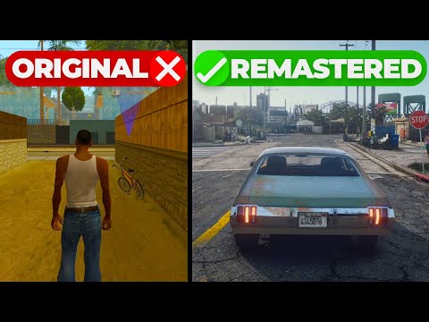I Remastered 😱 GTA Sanandreas (With Mods) In 2023 | Better Than GTA V ? | Mega Comparison