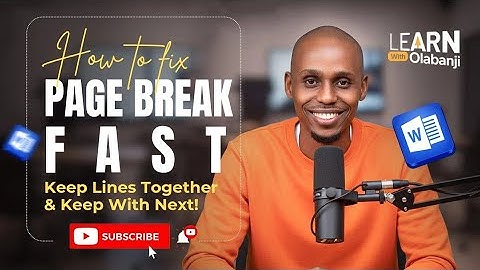 How to Fix Page Breaks FAST! (“Keep Lines Together vs Keep With Next”)